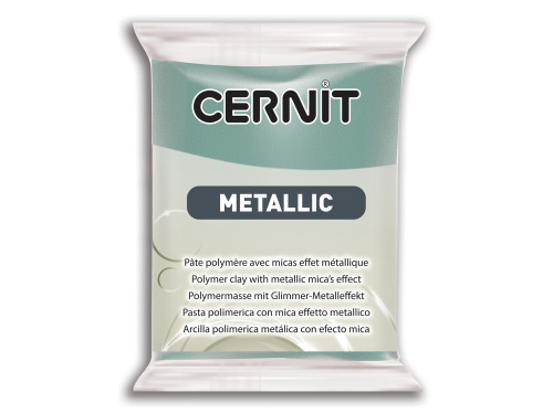 Polymer modelling clay Metallic - Cernit - 054, Turquoise Gold, 56 g
