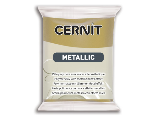 Polymer modelling clay Metallic - Cernit - 055, Antique Gold, 56 g