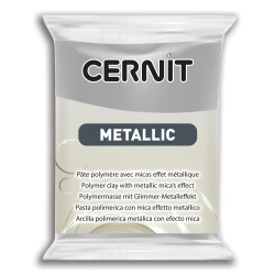 Masa termoutwardzalna Metallic - Cernit - 080, Silver, 56 g