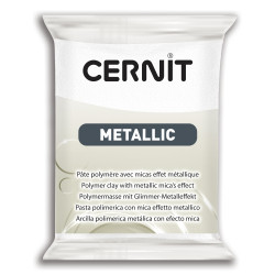 Polymer modelling clay Metallic - Cernit - 085, Pearl White, 56 g