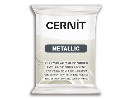 Masa termoutwardzalna Metallic - Cernit - 085, Pearl White, 56 g