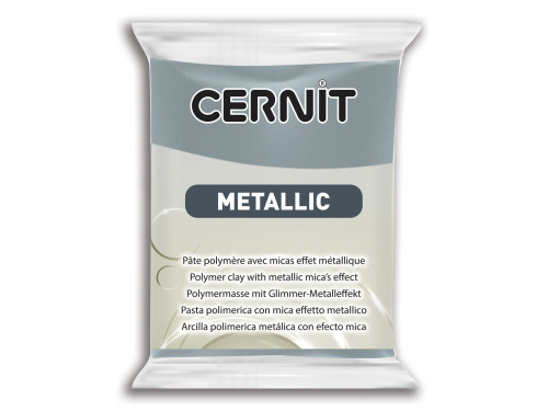 Polymer modelling clay Metallic - Cernit - 167, Steel, 56 g