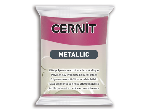 Polymer modelling clay Metallic - Cernit - 460, Magenta, 56 g