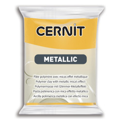 Masa termoutwardzalna Metallic - Cernit - 700, Yellow, 56 g