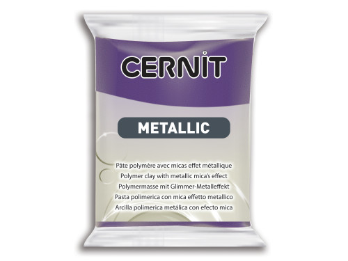 Masa termoutwardzalna Metallic - Cernit - 900, Violet, 56 g