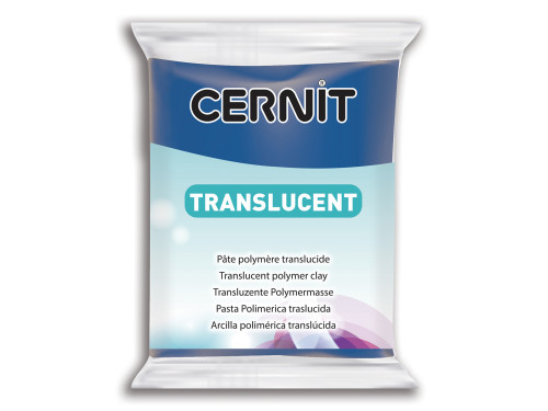 Polymer modelling clay Translucent - Cernit - 275, Sapphire, 56 g