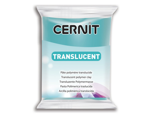 Masa termoutwardzalna Translucent - Cernit - 280, Turquoise, 56 g