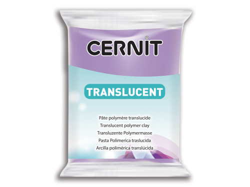 Polymer modelling clay Translucent - Cernit - 900, Violet, 56 g