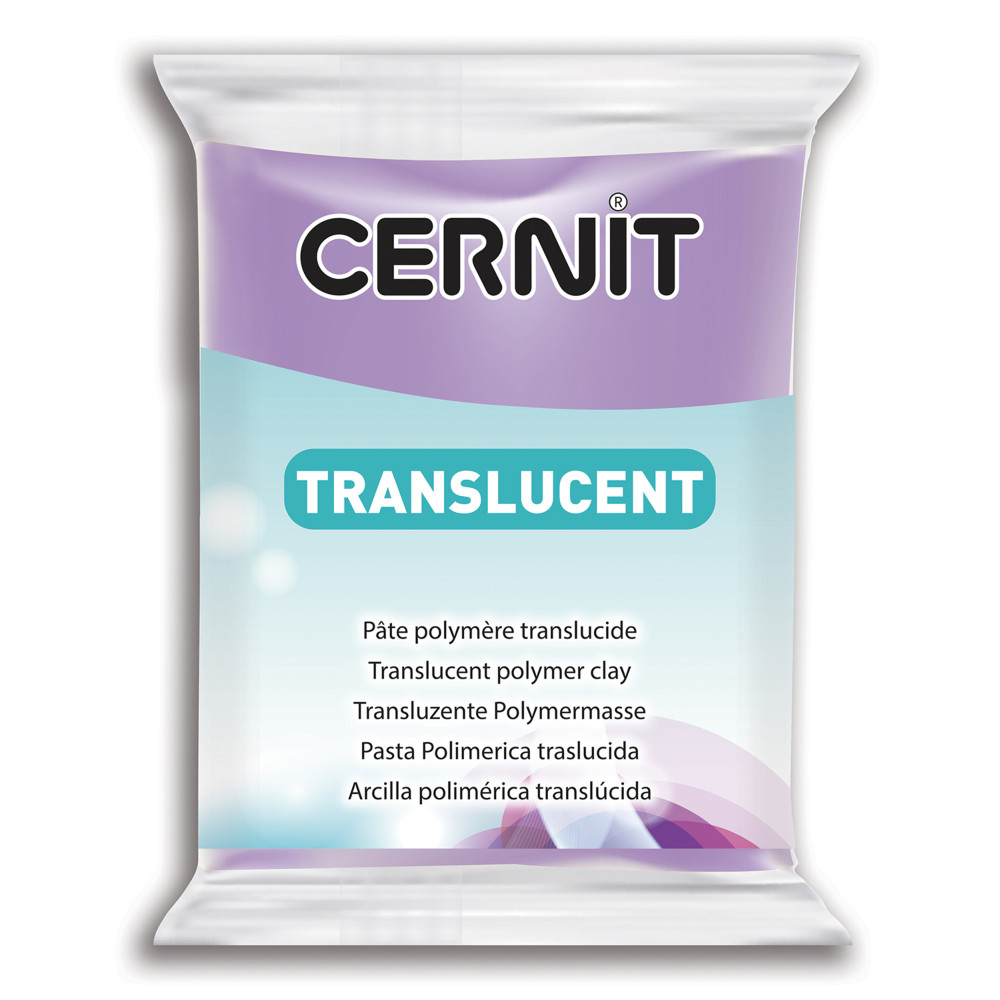 Masa termoutwardzalna Translucent - Cernit - 900, Violet, 56 g