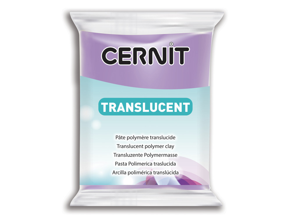 Polymer modelling clay Translucent - Cernit - 900, Violet, 56 g