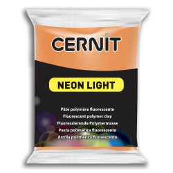 Masa termoutwardzalna Neon Light - Cernit - 752, Orange, 56 g
