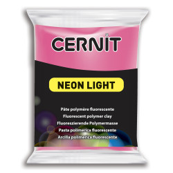 Polymer modelling clay Neon Light - Cernit - 922, Fuchsia, 56 g
