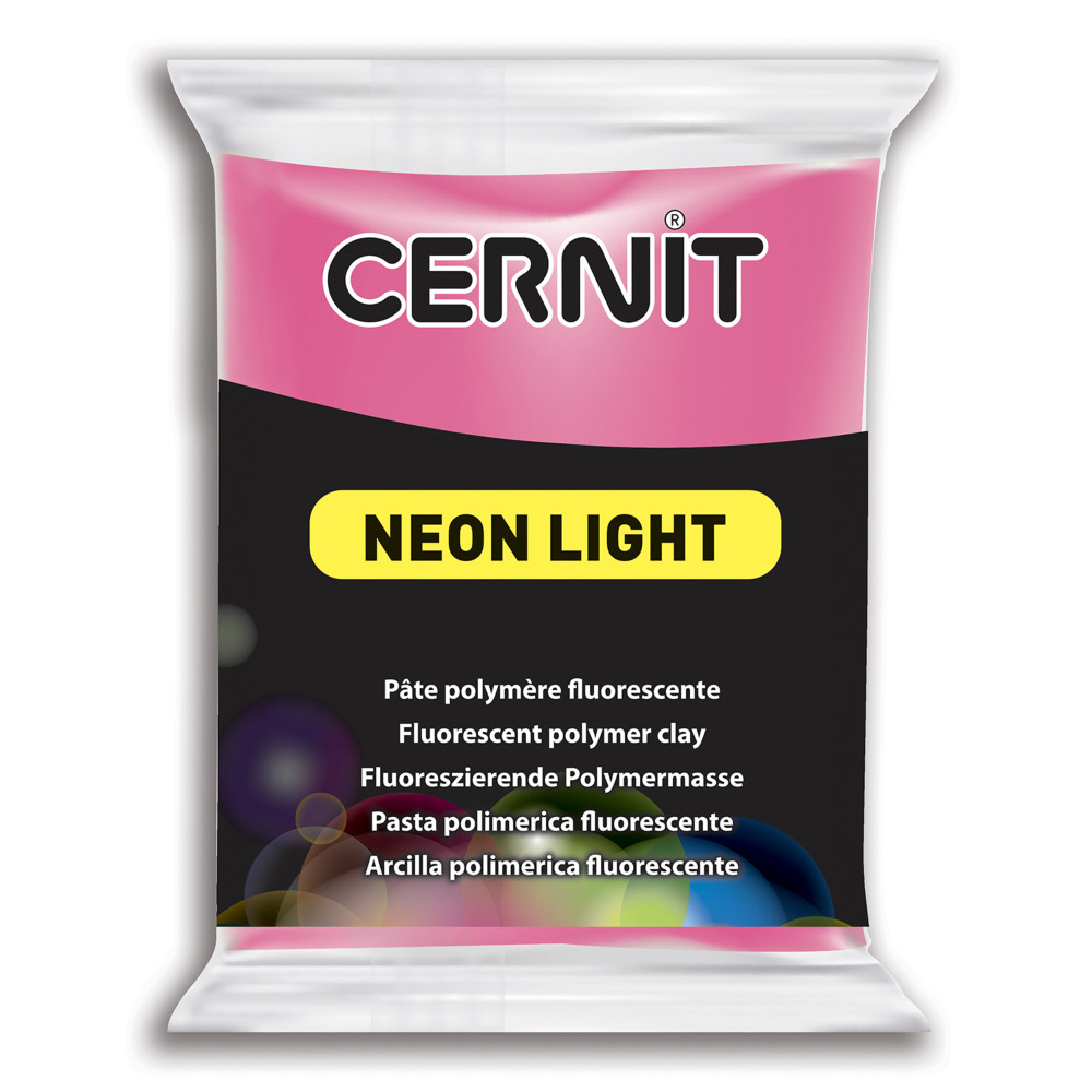 Masa termoutwardzalna Neon Light - Cernit - 922, Fuchsia, 56 g