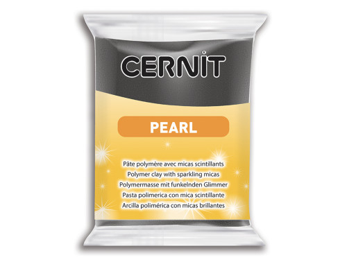 Masa termoutwardzalna Pearl - Cernit - 100, Black, 56 g