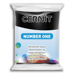 Masa termoutwardzalna Number One - Cernit - 100, Black, 56 g