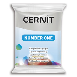 Polymer modelling clay Number One - Cernit - 150, Grey, 56 g