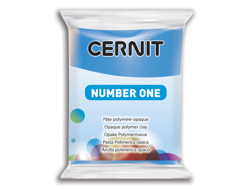 Masa termoutwardzalna Number One - Cernit - 200, Blue, 56 g