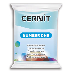 Polymer modelling clay Number One - Cernit - 214, Blue Sky, 56 g