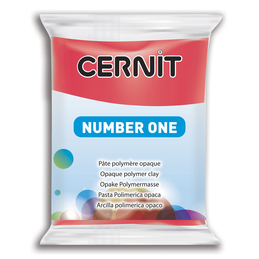 Polymer modelling clay Number One - Cernit - 420, Carmine Red, 56 g