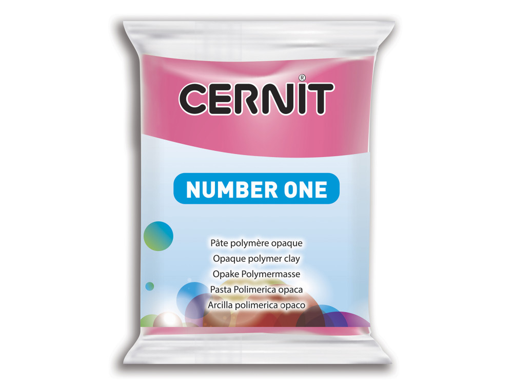 Masa termoutwardzalna Number One - Cernit - 481, Raspberry, 56 g