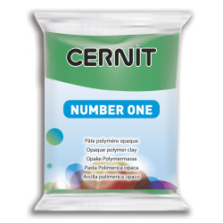 Masa termoutwardzalna Number One - Cernit - 600, Green, 56 g