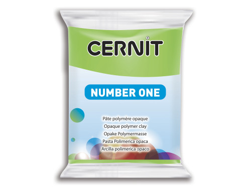 Masa termoutwardzalna Number One - Cernit - 611, Light Green, 56 g