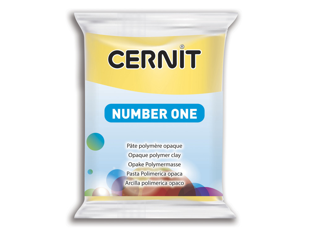 Masa termoutwardzalna Number One - Cernit - 700, Yellow, 56 g