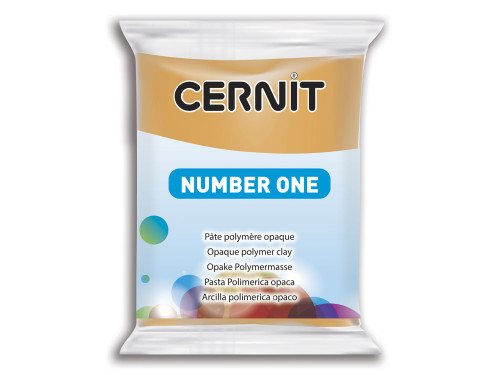 Polymer modelling clay Number One - Cernit - 746, Yellow Ochre, 56 g