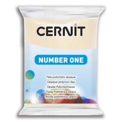 Polymer modelling clay Number One - Cernit - 747, Sahara, 56 g