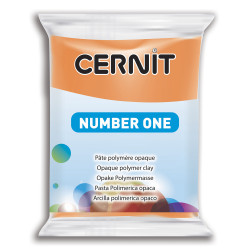 Polymer modelling clay Number One - Cernit - 752, Orange, 56 g