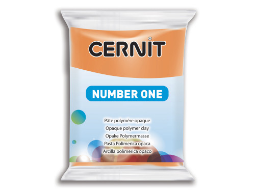Polymer modelling clay Number One - Cernit - 752, Orange, 56 g