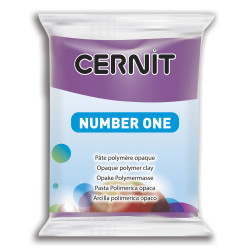 Polymer modelling clay Number One - Cernit - 941, Mauve, 56 g