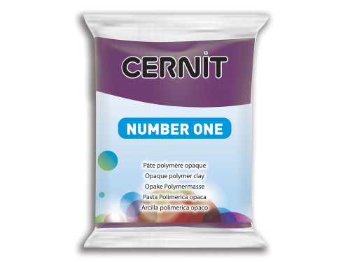 Masa termoutwardzalna Number One - Cernit - 962, Purple, 56 g