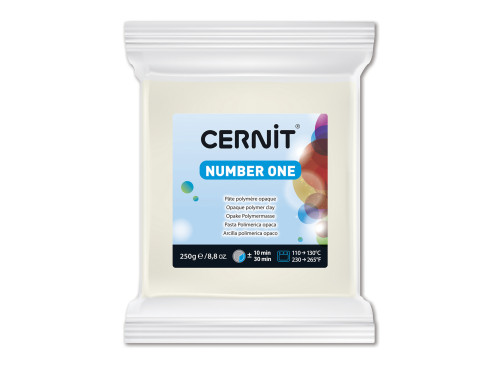 Polymer modelling clay Number One - Cernit - 027, White, 250 g
