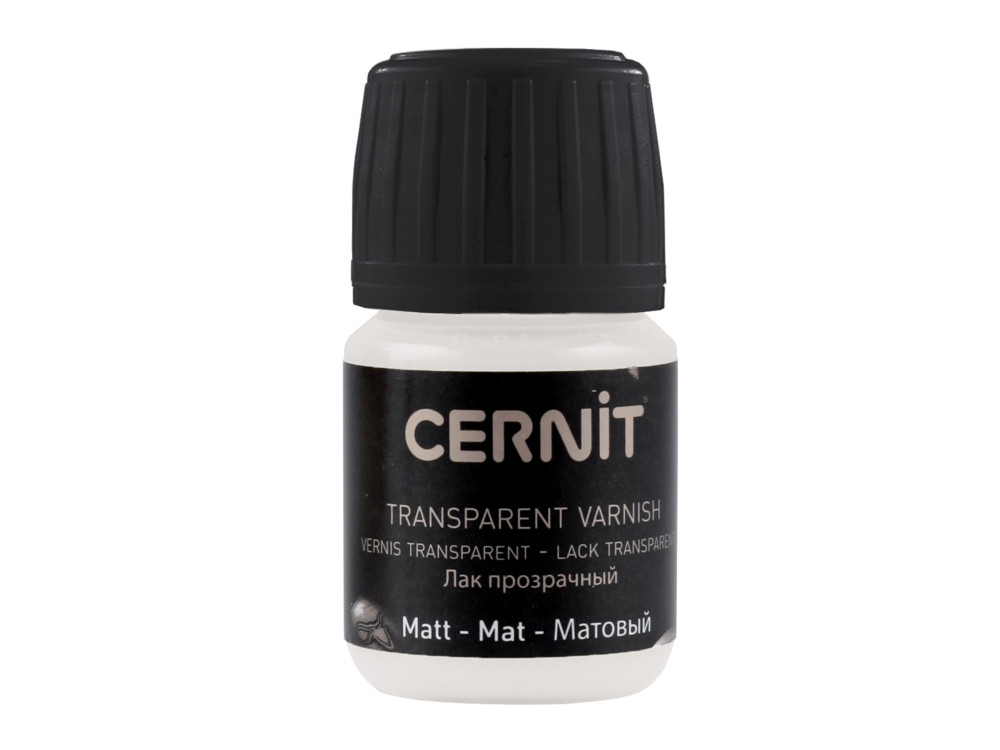 Varnish for polymer modelling clay - Cernit - Matt, 30 ml