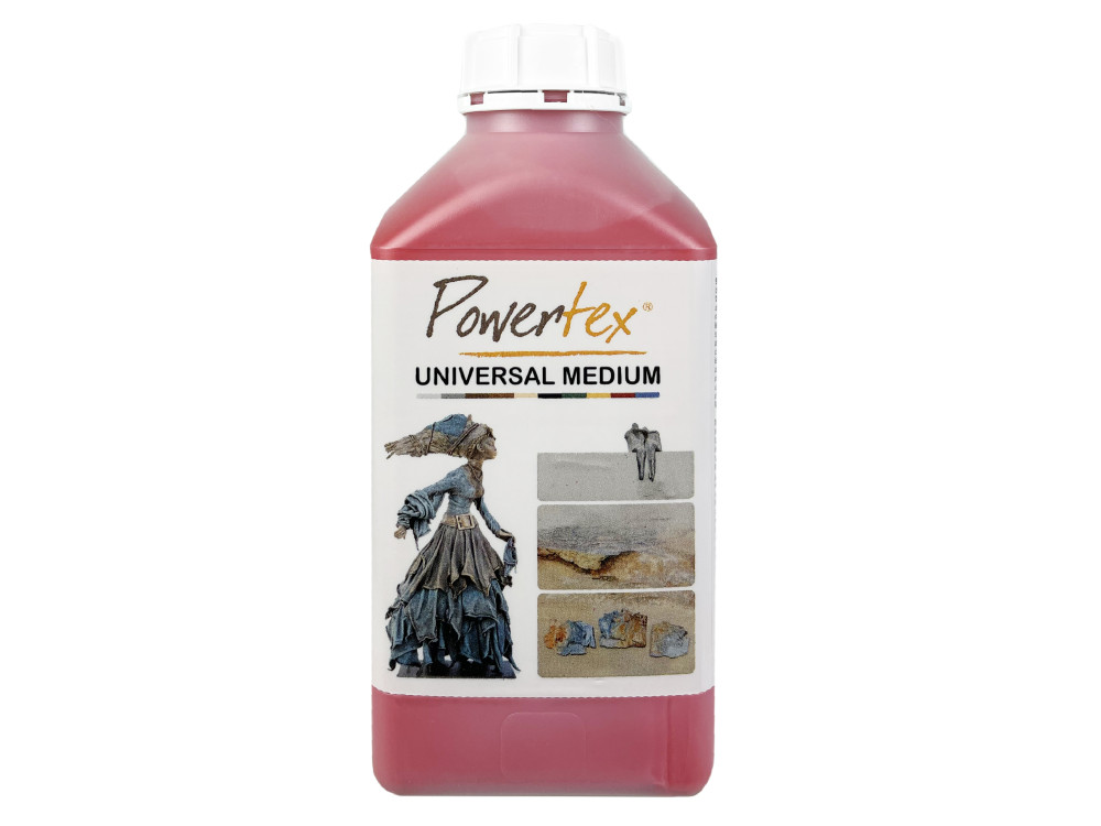 Universal Medium for fabrics - Powertex - Red, 1 kg