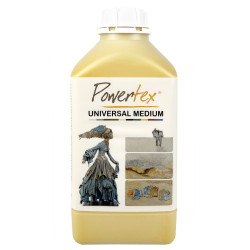 Universal Medium for fabrics - Powertex - Yellow Ochre, 1 kg