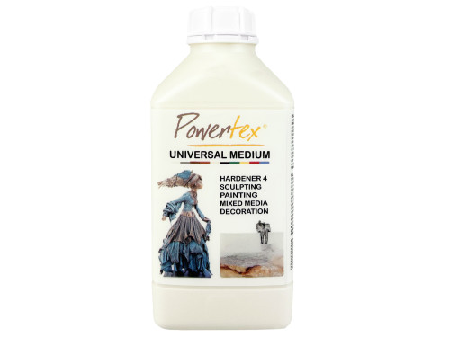 Utwardzacz do tkanin Universal Medium - Powertex - Ivory, 1 kg