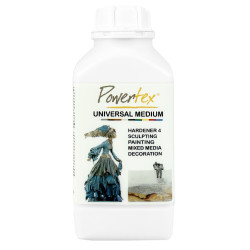 Universal Medium for fabrics - Powertex - White, 0,5 kg