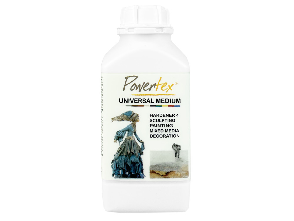 Universal Medium for fabrics - Powertex - White, 0,5 kg