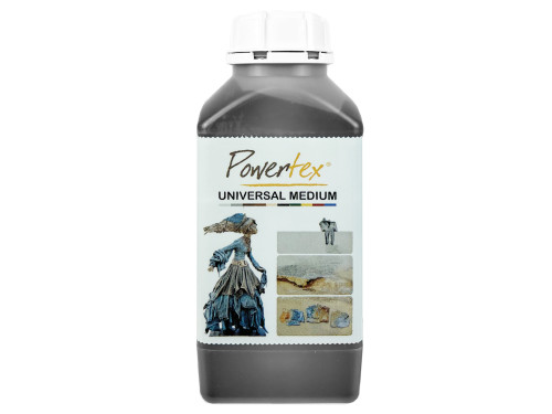 Utwardzacz do tkanin Universal Medium - Powertex - Black, 0,5 kg
