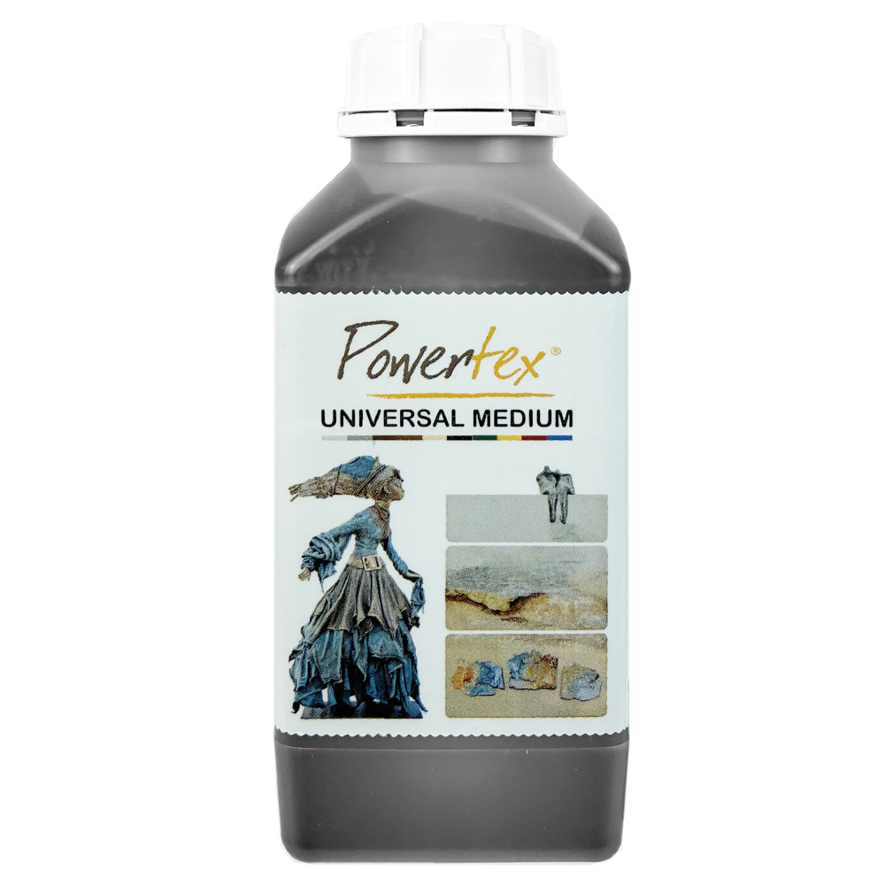 Universal Medium for fabrics - Powertex - Black, 0,5 kg