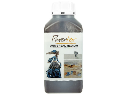 Utwardzacz do tkanin Universal Medium - Powertex - Bronze, 0,5 kg