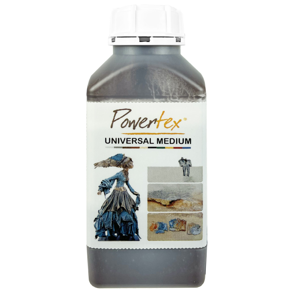 Utwardzacz do tkanin Universal Medium - Powertex - Bronze, 0,5 kg