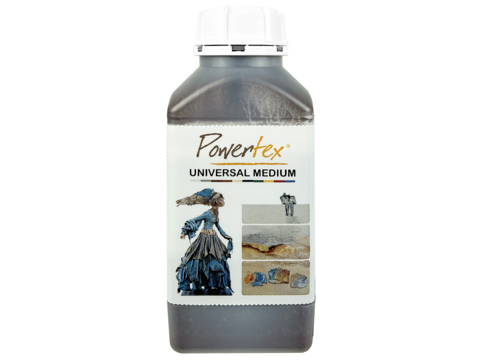 Utwardzacz do tkanin Universal Medium - Powertex - Bronze, 0,5 kg