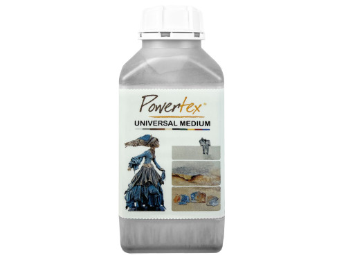 Universal Medium for fabrics - Powertex - Bluish Grey, 0,5 kg