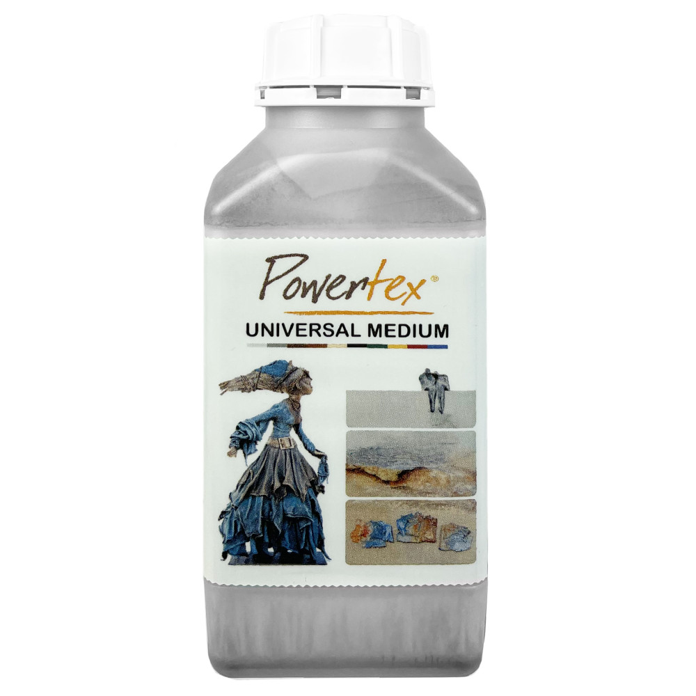 Universal Medium for fabrics - Powertex - Bluish Grey, 0,5 kg