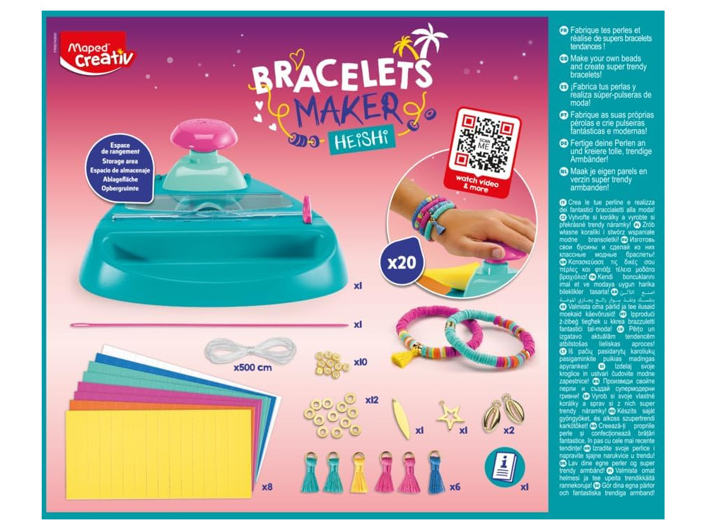 Fabryka bransoletek Heishi Bracelets Maker dla dzieci - Maped