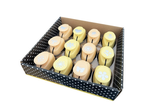 Set of Craft Punches - DpCraft - 2,5 cm, 12 pcs.