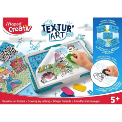 Tablica do odrysowywania tekstur Textur Art dla dzieci - Maped